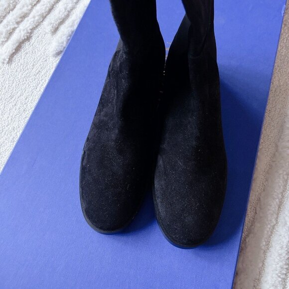 Stuart Weitzman KEELAN CITY Suede Boots OTK Over The Knee Stretch Back US 9.5 - Picture 6 of 11